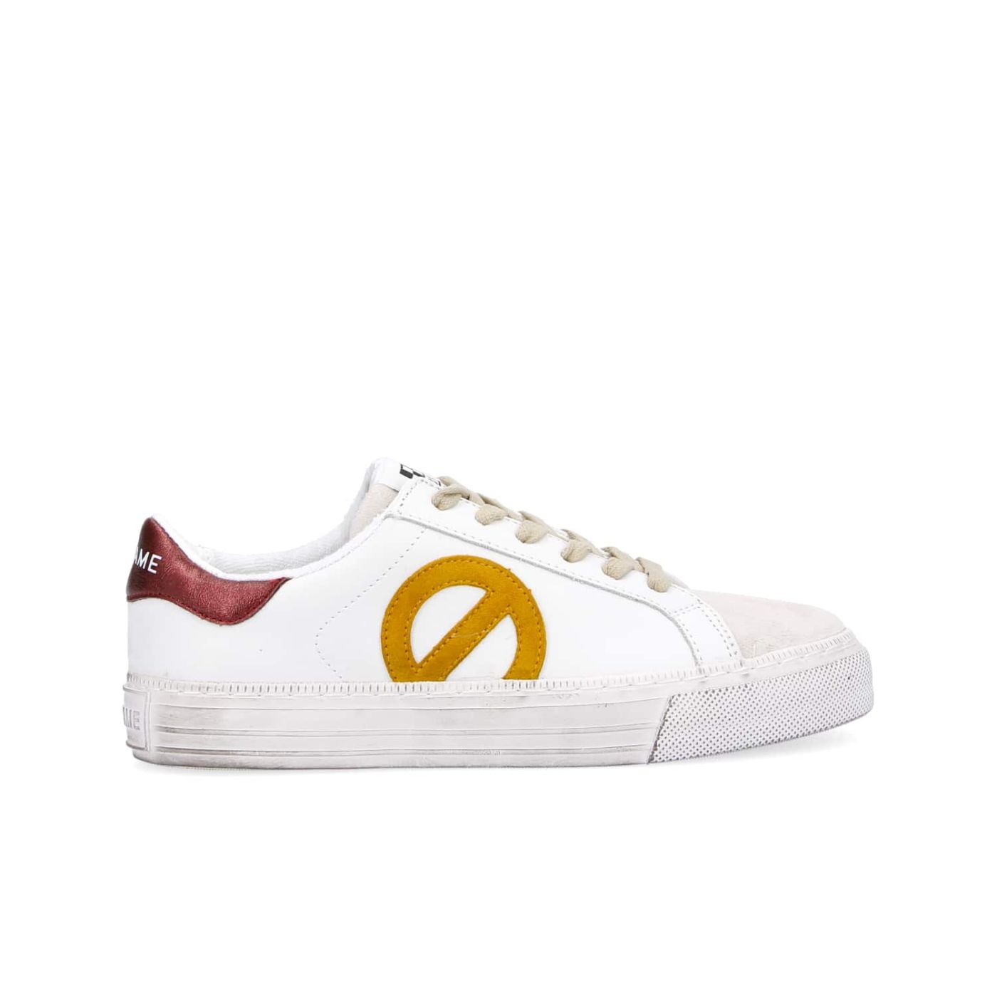 STRIKE SIDE - NAPPA/CRISTY - WHITE/BORDO